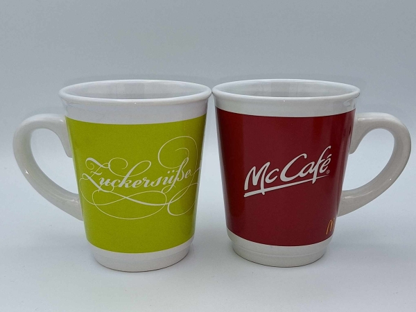 4x McCafe Tassen von 2010